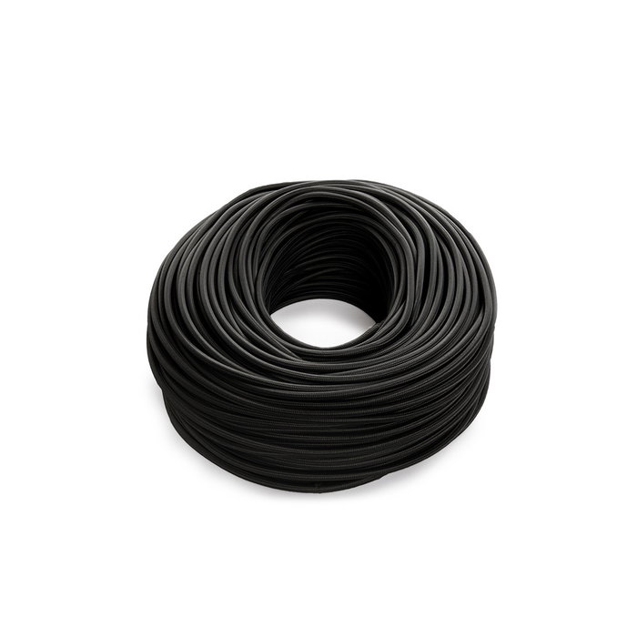 Cable Redondo Textil Gris 1000 mm Cable Redondo Textil Gris 1000 mm