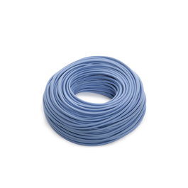 Cable Redondo Textil Gris 1000 mm