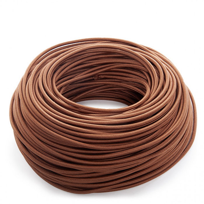 Cable Redondo Textil Gris 1000 mm Cable Redondo Textil Gris 1000 mm