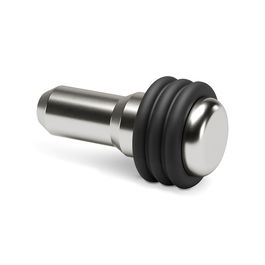 Italiana Ferramenta Soporte Estante OR d5-10 L18 Niquel Con Goma - Set de 100