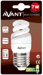 AVANT Bombilla 7W E27 6400K 7mm