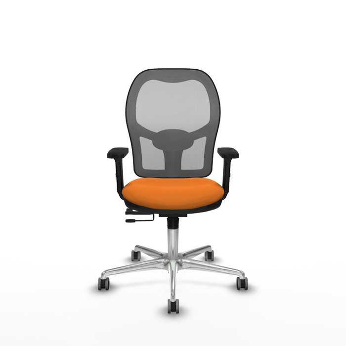 PIQUERAS Y CRESPO Silla de oficina Jorquera Naranja y Gris