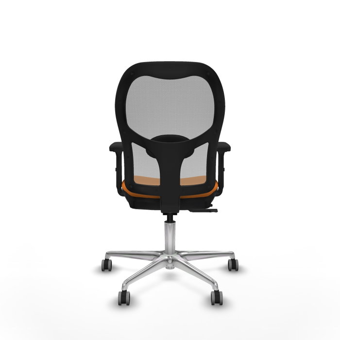 PIQUERAS Y CRESPO Silla de oficina Jorquera Naranja y Gris