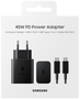 Samsung EP-T4510 Cargador de 45 W Negro con Cable USB-C