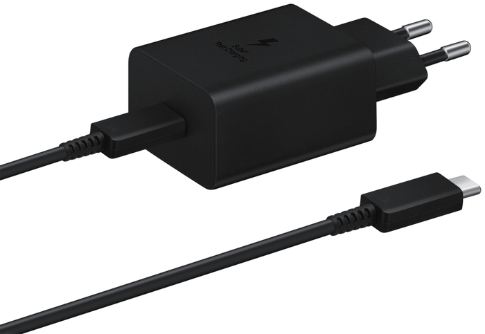 Samsung EP-T4510 Cargador de 45 W Negro con Cable USB-C Samsung EP-T4510 Cargador de 45 W Negro con Cable USB-C