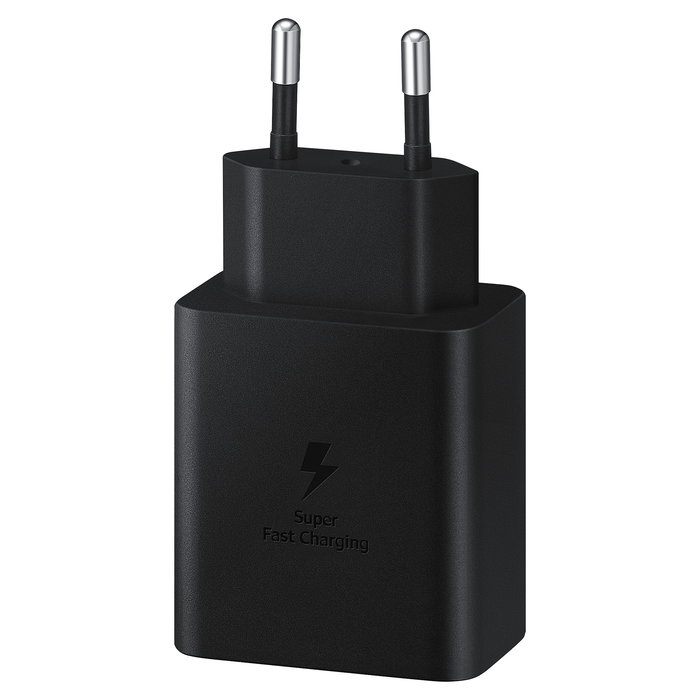 Samsung Cargador Rápido 45W Super Fast Charging 2.0 con Cable USB-C 1.8m Negro - EP-T4510