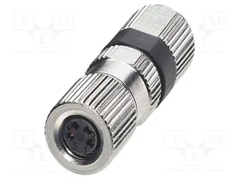 PHOENIX CONTACT Conector M8 de 4 pines, recto, IP68