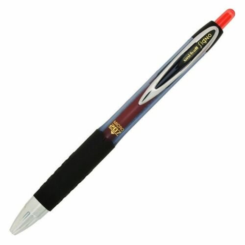 Roller Gel Rt. Uni-Ball Signo 207 Micro 0,5 (Umn-207 Micro) Rojo (Set de 12) Roller Gel Rt. Uni-Ball Signo 207 Micro 0,5 (Umn-207 Micro) Rojo (Set de 12)