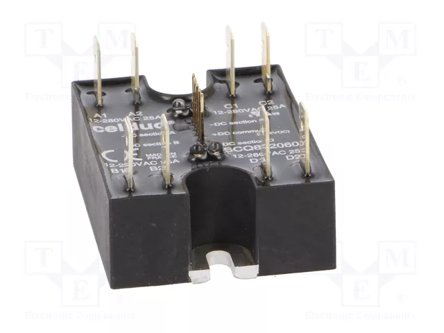 CELDUC Relé de semiconductor SCQ 25A 4 canales CELDUC Relé de semiconductor SCQ 25A 4 canales