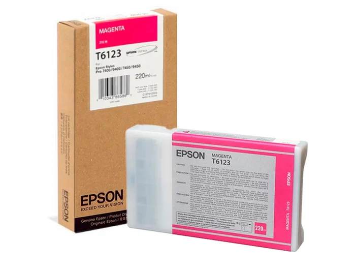 Epson Cartucho Magenta T612300 Alta Capacidad 220ml para Stylus Pro Epson Cartucho Magenta T612300 Alta Capacidad 220ml para Stylus Pro