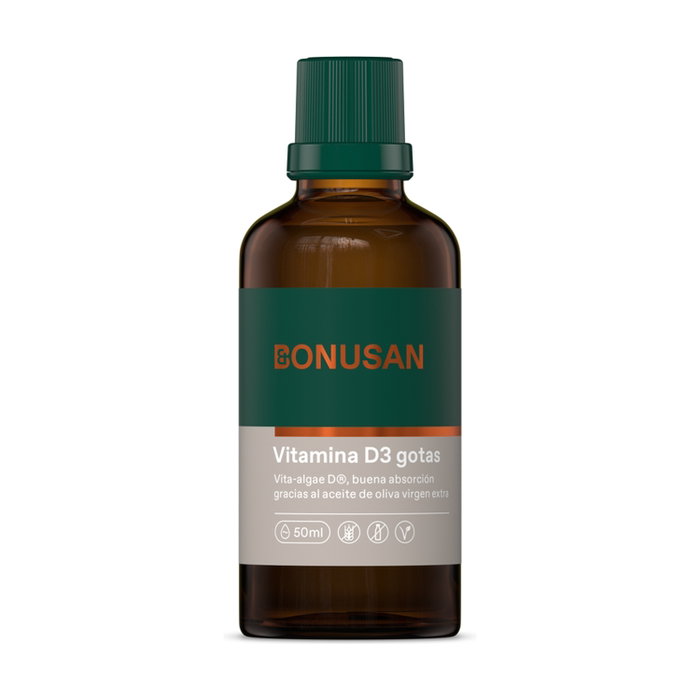 Bonusan Vitamina D3 5 mcg 30 ml Aceite - Complemento Alimenticio Bonusan Vitamina D3 5 mcg 30 ml Aceite - Complemento Alimenticio