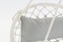 DKD Home Decor Silla Colgante Terraza Y Jardin Crudo Gris 62 x 123 x 82 cm