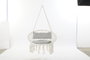 DKD Home Decor Silla Colgante Terraza Y Jardin Crudo Gris 62 x 123 x 82 cm