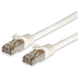 EQUIP 605715 Cable de Red Cat6A S/FTP LSZH 7.5m Blanco con Conectores RJ45