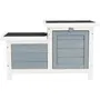 Trixie Habitat Natura Conejos Blanco y Gris 70 x 43 x 45 cm Con dos Entradas