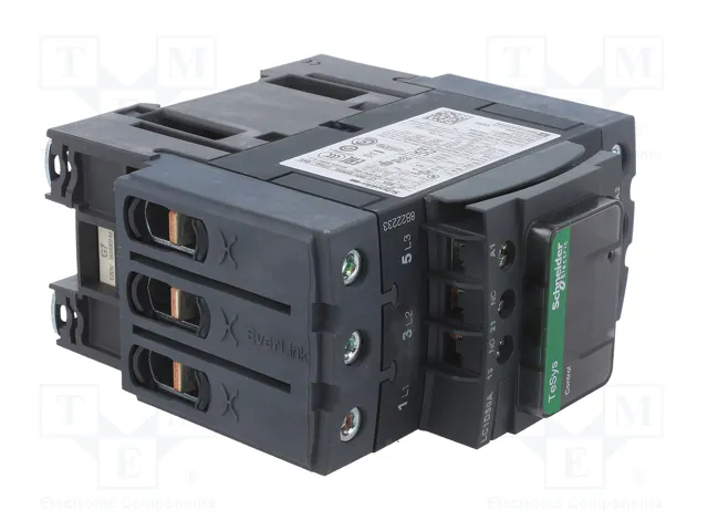 SCHNEIDER ELECTRIC Contactor TeSys D LC1D50AG7 120VAC SCHNEIDER ELECTRIC Contactor TeSys D LC1D50AG7 120VAC