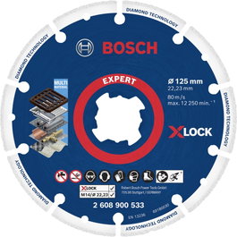 Bosch X-LOCK Disco de Corte de Diamante 125x22,23 mm
