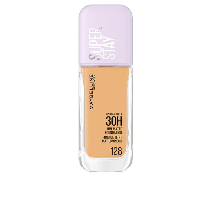 Maybelline #128 Base de Maquillaje Lumi Matte Foundation 30H, Acabado Mate Luminoso, 30 Horas de Duración, 30 ml Maybelline #128 Base de Maquillaje Lumi Matte Foundation 30H, Acabado Mate Luminoso, 30 Horas de Duración, 30 ml