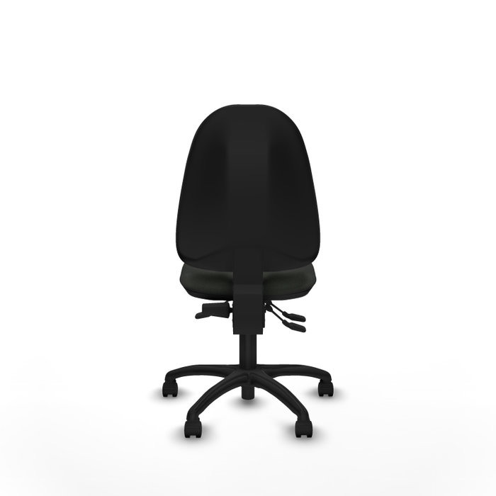 PIQUERAS Y CRESPO Silla de oficina Algarra con mecanismo Asincro, Tela Negra, Sin brazos PIQUERAS Y CRESPO Silla de oficina Algarra con mecanismo Asincro, Tela Negra, Sin brazos
