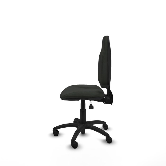 PIQUERAS Y CRESPO Silla de oficina Algarra con mecanismo Asincro, Tela Negra, Sin brazos PIQUERAS Y CRESPO Silla de oficina Algarra con mecanismo Asincro, Tela Negra, Sin brazos