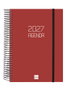 Finocam Agenda Espiral 2027 Basic Opaque Burdeos