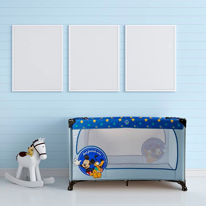 Licensing Cuna Plegable Mickey(Outlet)