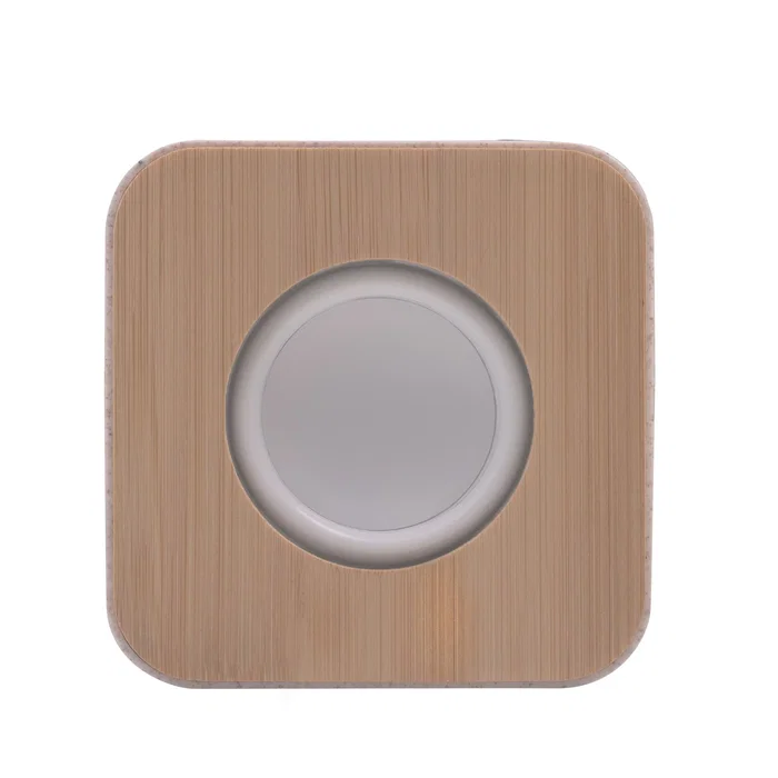 Mars Gaming Altavoz MSECO Portátil Bluetooth 5.1 Eco-Friendly 8W, Material Bambú y Wheat Straw, Color Gris, Potente y con Batería