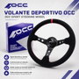 Occ Motorsport Volante Track Desplazado en Piel Vuelta con Brazos Negros