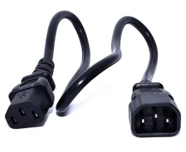 Zebra CS-RAC-IEC-CRD cable de transmisión Negro 0,48 m C13 acoplador C14 acoplador