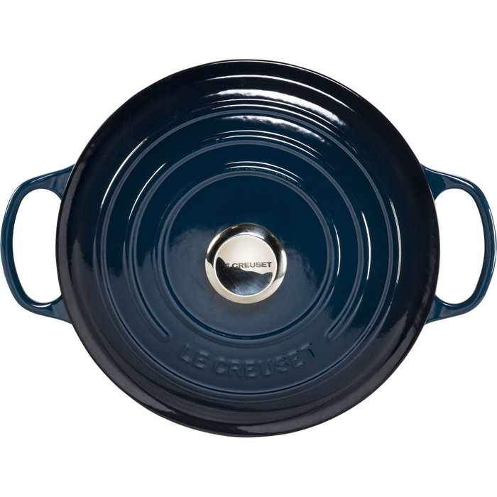 Le Creuset Signature Bräter rund 26 cm nuit