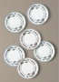 Hermia DNR0056 Juego de Platos de Servicio de Porcelana (6 Piezas)