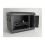 DeLOCK Regleta de cepillos de 10″ con fijación de cables 1U negro