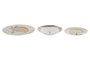 DKD Home Decor Vajilla Calima 18 Piezas de Porcelana Terracota, Beige y Multicolor
