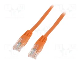 QOLTEC Patch cord Cat 5e U/UTP 3m naranja
