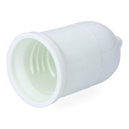 F-Line Portalámparas Obra con Colgante E27 Blanco 4A 250V Ø35 x 60 mm