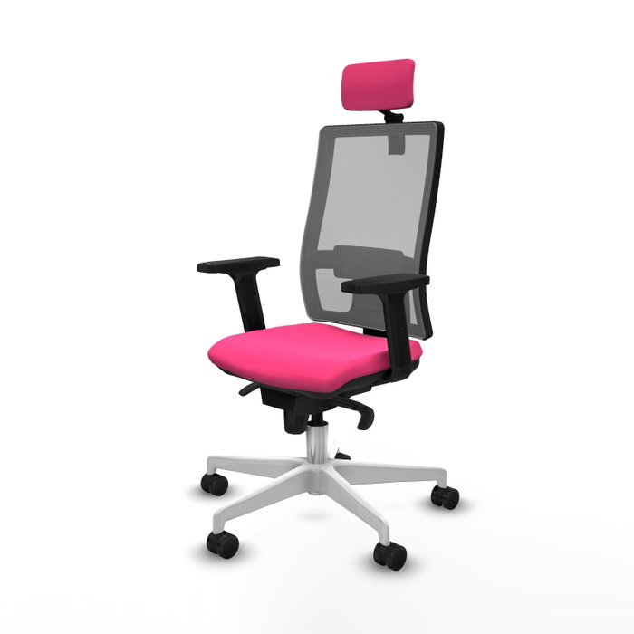 PIQUERAS Y CRESPO Silla de oficina Horna Rosa con mecanismo Sincro PIQUERAS Y CRESPO Silla de oficina Horna Rosa con mecanismo Sincro
