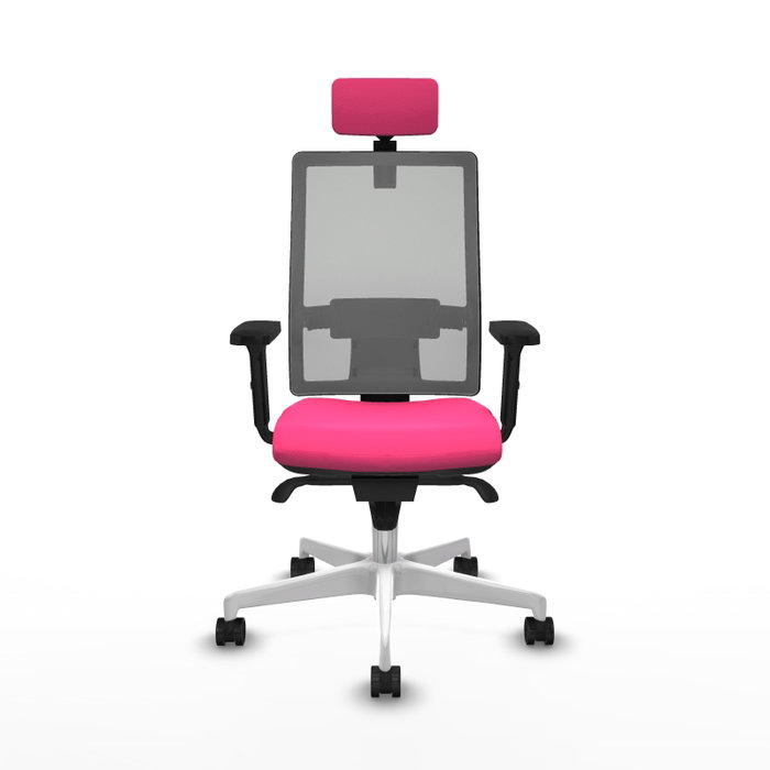 PIQUERAS Y CRESPO Silla de oficina Horna Rosa con mecanismo Sincro PIQUERAS Y CRESPO Silla de oficina Horna Rosa con mecanismo Sincro
