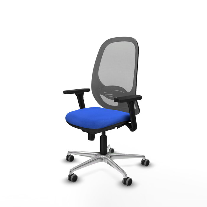 PIQUERAS Y CRESPO Silla de oficina Cilanco con mecanismo Sincro, Azul y Gris PIQUERAS Y CRESPO Silla de oficina Cilanco con mecanismo Sincro, Azul y Gris