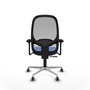 PIQUERAS Y CRESPO Silla de oficina Cilanco con mecanismo Sincro, Azul y Gris
