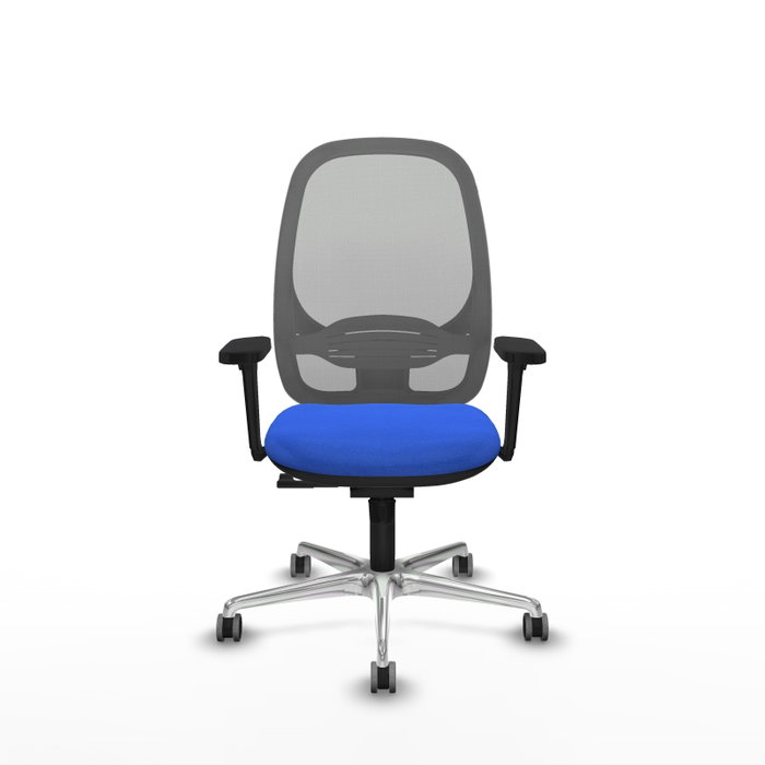PIQUERAS Y CRESPO Silla de oficina Cilanco con mecanismo Sincro, Azul y Gris PIQUERAS Y CRESPO Silla de oficina Cilanco con mecanismo Sincro, Azul y Gris