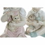 DKD Home Decor Figura Resina Niño Mascota Surtido de 2 Unidades