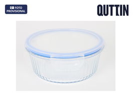 Inde Fiambrera Redonda Hermética Textury 1.3L Ø20.5cm (6 Unidades)