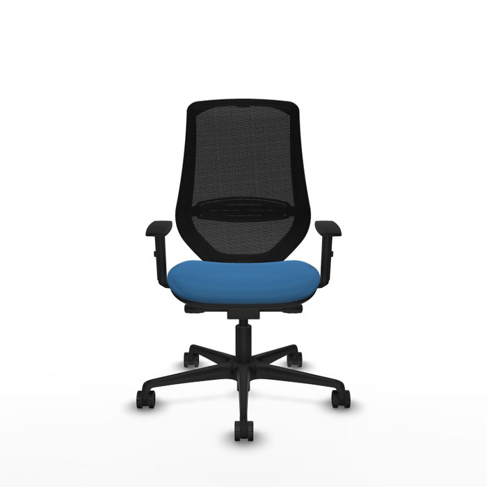 PIQUERAS Y CRESPO Silla de oficina Mardos con mecanismo Sincro/Traslack, Azul claro y Negro PIQUERAS Y CRESPO Silla de oficina Mardos con mecanismo Sincro/Traslack, Azul claro y Negro
