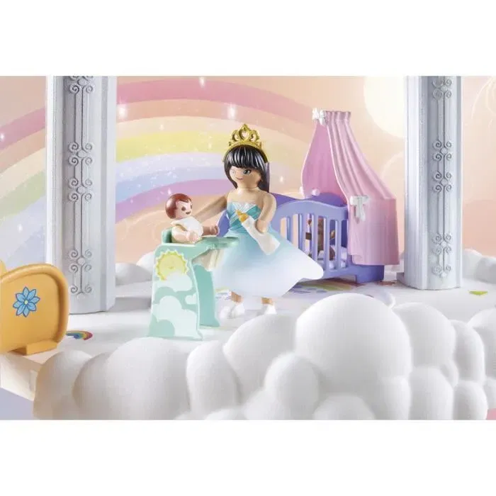 Playmobil 71360 Guardería en las nubes - Princesa Mágica - Con una princesa, un bebé y accesorios - A partir de 4 años