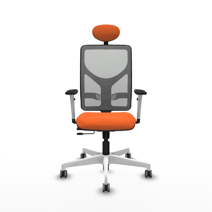 PIQUERAS Y CRESPO Silla de oficina Motilla con mecanismo Sincro/Traslack Naranja y Gris PIQUERAS Y CRESPO Silla de oficina Motilla con mecanismo Sincro/Traslack Naranja y Gris