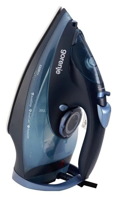 Gorenje SIH3200DB Plancha de vapor con suela cerámica, azul Gorenje SIH3200DB Plancha de vapor con suela cerámica, azul