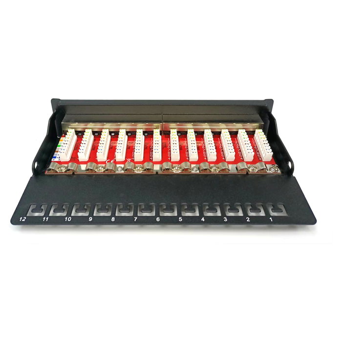 Digitus Panel de Parcheo Apantallado, 12 Puertos, CAT 6A, Rack 19" Digitus Panel de Parcheo Apantallado, 12 Puertos, CAT 6A, Rack 19"