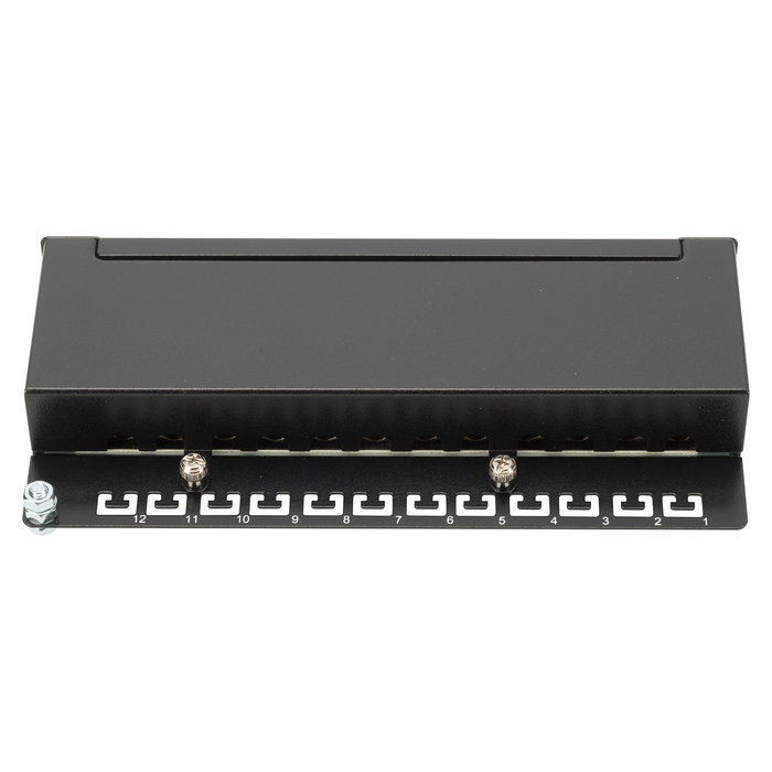 Digitus Panel de Parcheo Apantallado, 12 Puertos, CAT 6A, Rack 19" Digitus Panel de Parcheo Apantallado, 12 Puertos, CAT 6A, Rack 19"