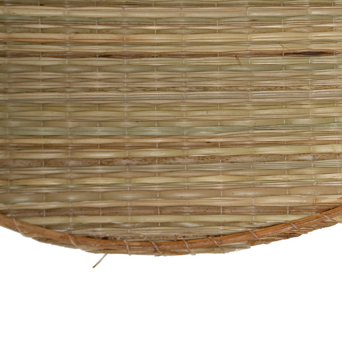 Lámpara Techo Fibra Natural Iluminación 60 X 60 X 30 cm