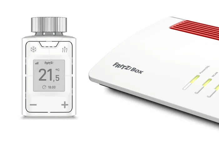 AVM FRITZ!DECT 302 - Termostato de Radiador Inteligente Blanco para Ahorro de Energía, Control por App, Función Ventana Abierta, Compatible con FRITZ!Box, Conexión DECT